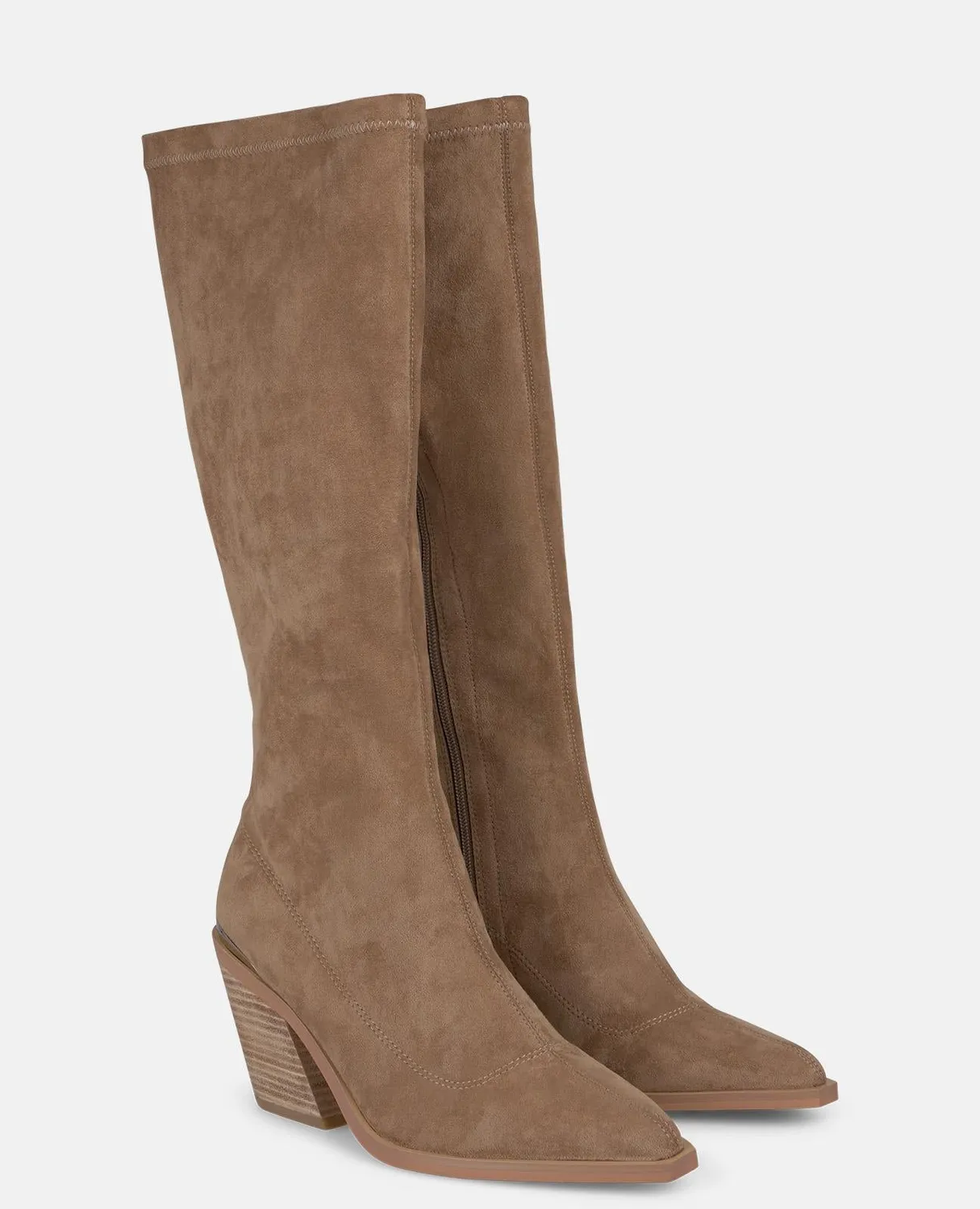 Alma en Pena I2552611 bottes à talon vison 8 cm