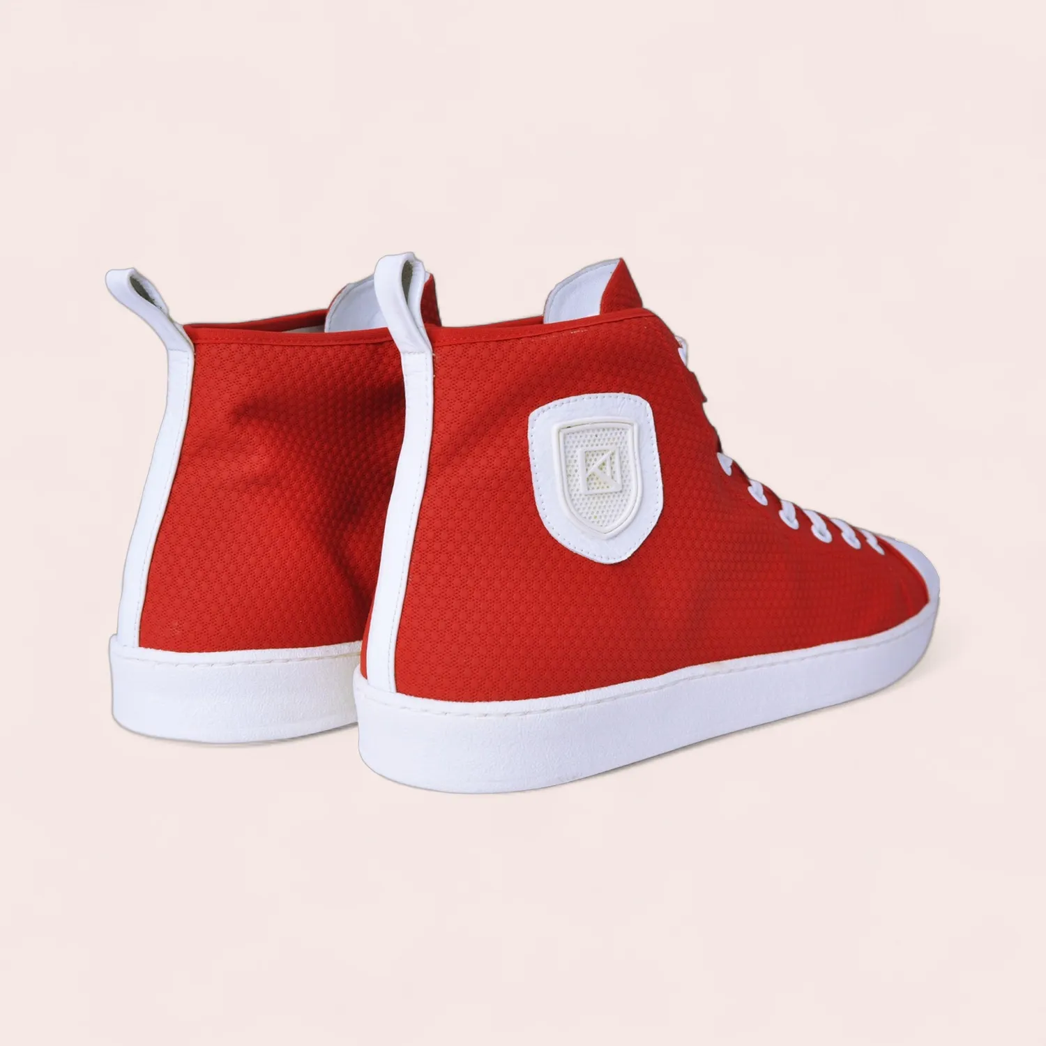Karine Arabian Travis sneakers toile rouge jaune