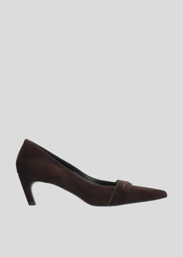 Lola Cruz Gemma 55 escarpins chocolat talon 5,5 cm