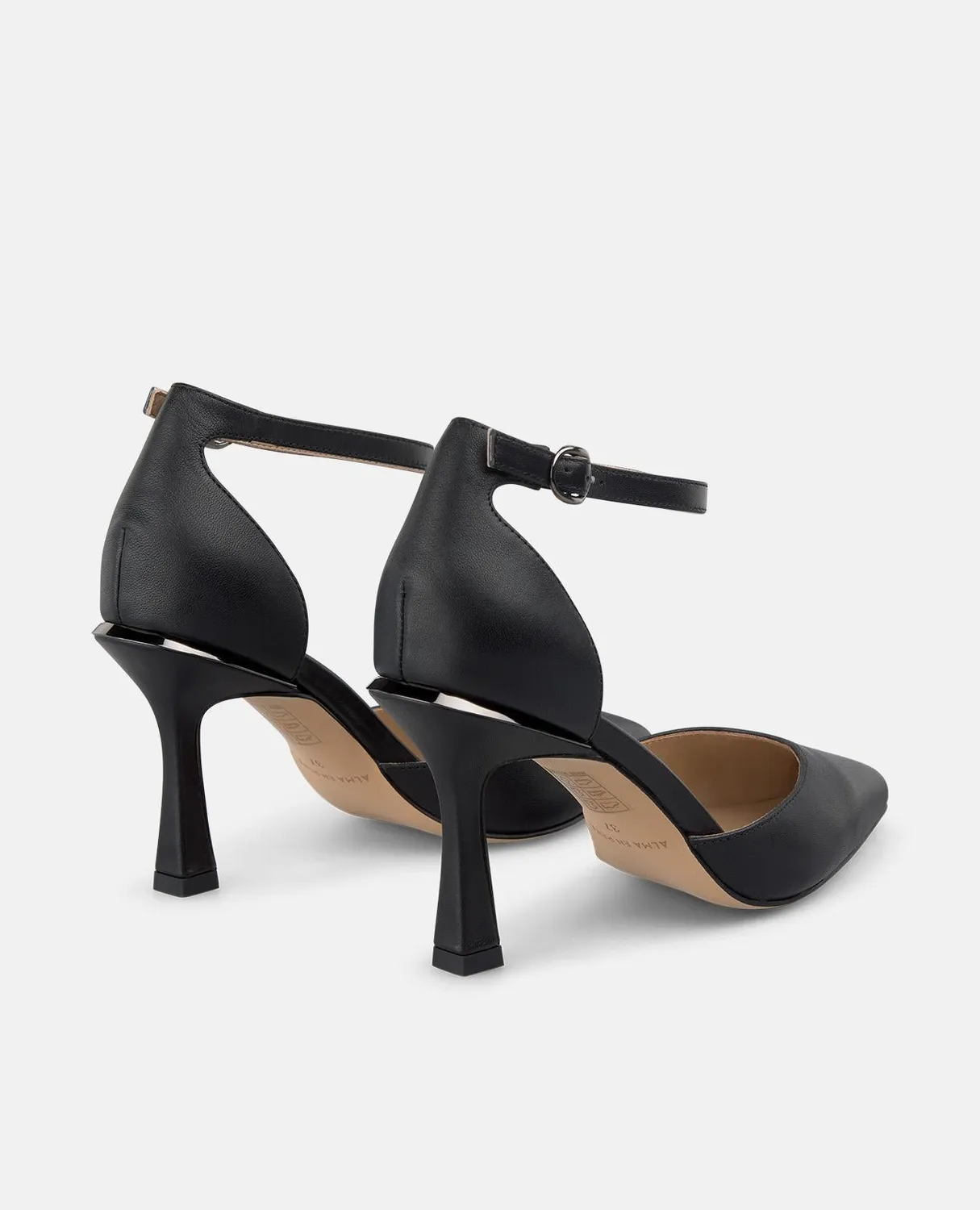 Alma en Pena V261802 escarpins noirs cuir talon 9 cm