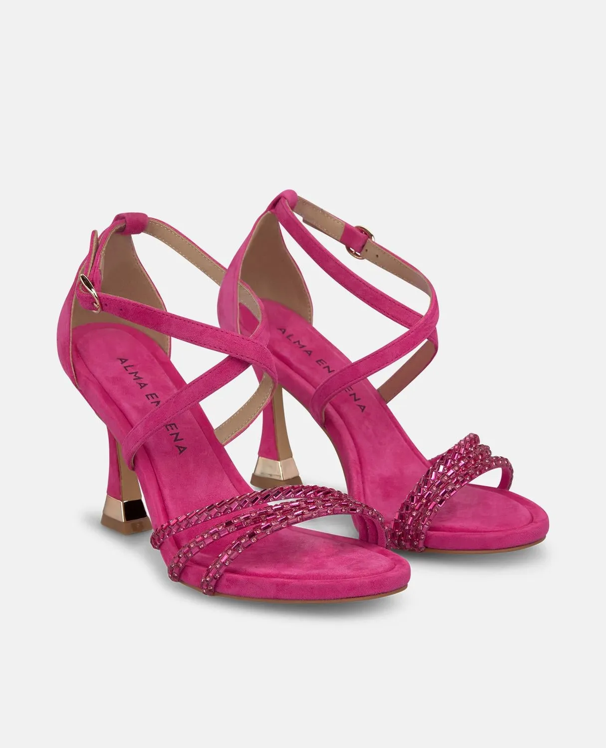 Alma en Pena V264102 sandales talon fuchsia 10,5 cm