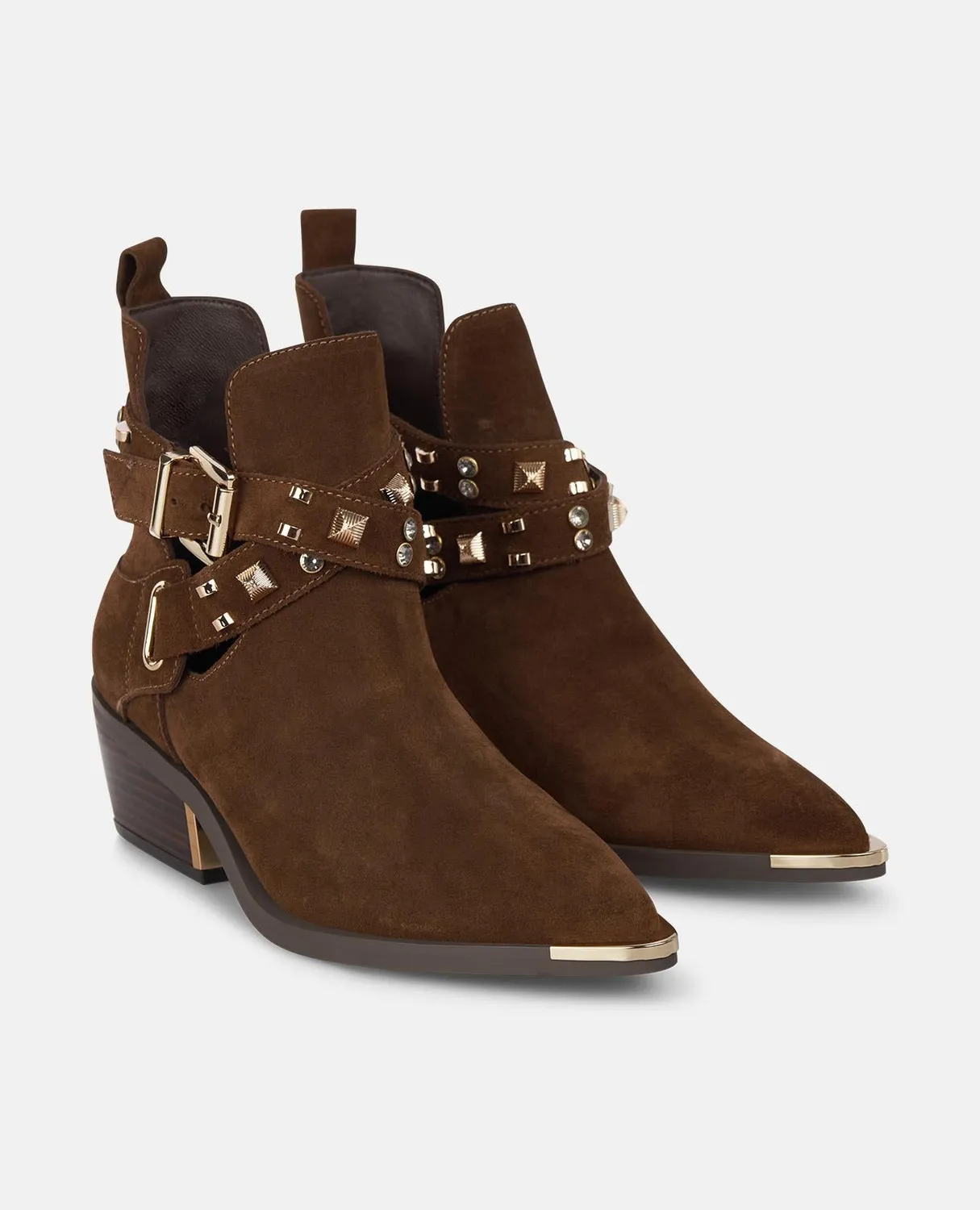 Alma en Pena I250913 bottines camel plates talon 4,5 cm