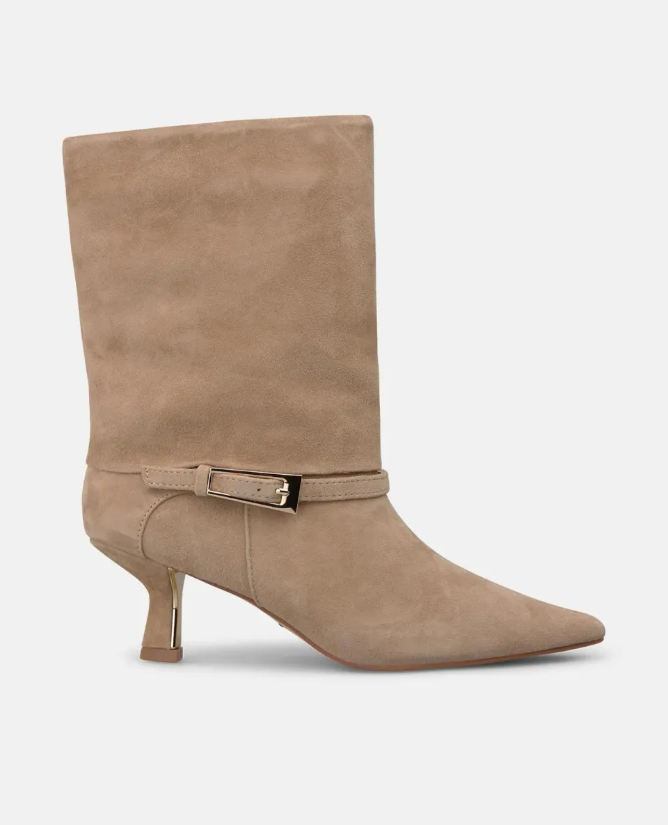 Alma en Pena I260390 bottine talon sable cuir