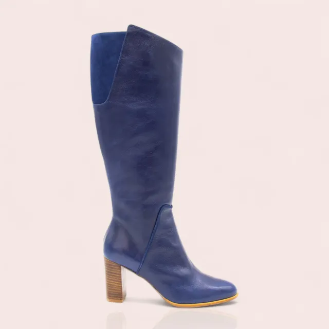 Karine Arabian Getty bottes cuir talon 70 mm dernières paires