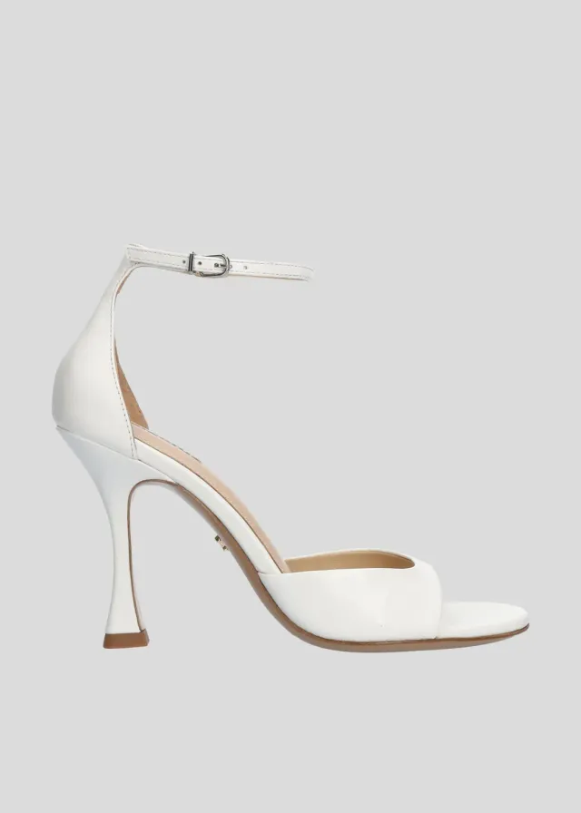 Lola Cruz Kumala Sandals 95 sandales blanc talon 9,5 cm