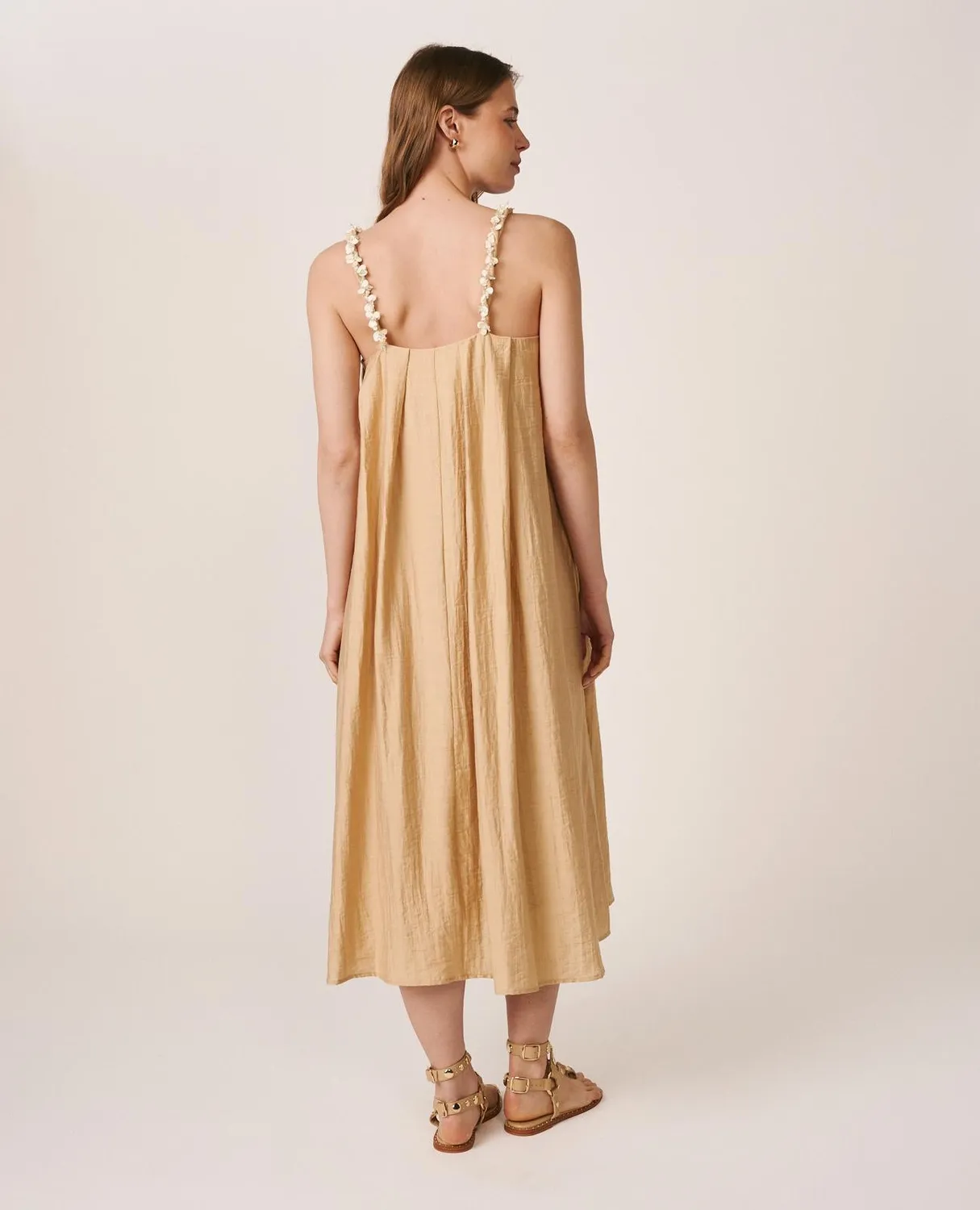 Alma en Pena V26CL0216 robe longue champagne