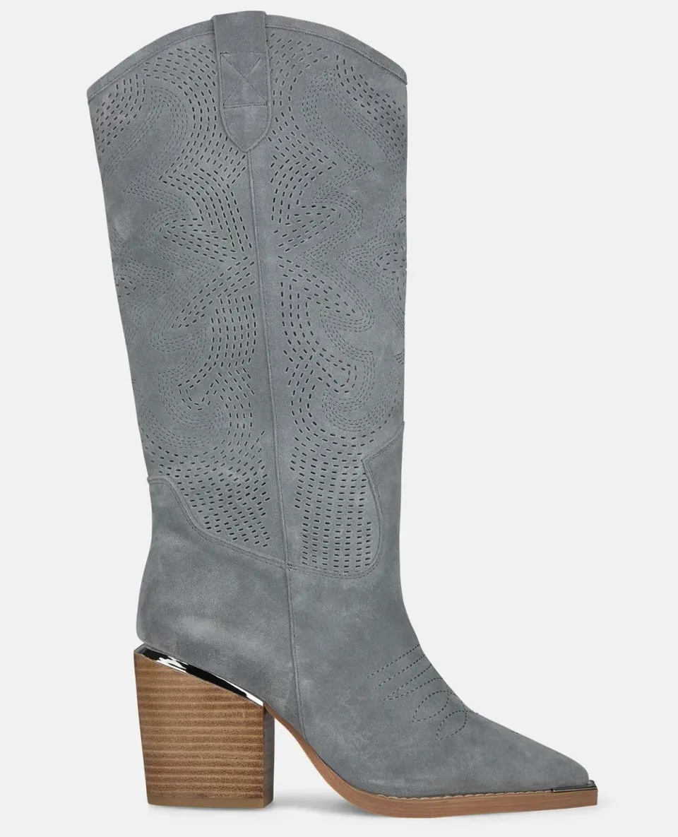 Alma en Pena V260103 bottes cowboy jean talon 7,5 cm