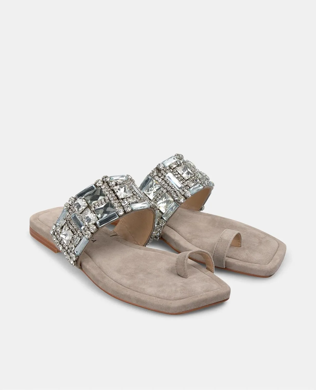 Alma en Pena V251968 sandales taupe perles