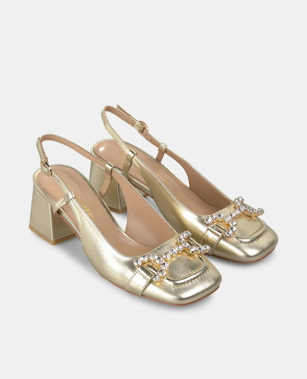 Alma en Pena V250571 escarpins slingback doré
