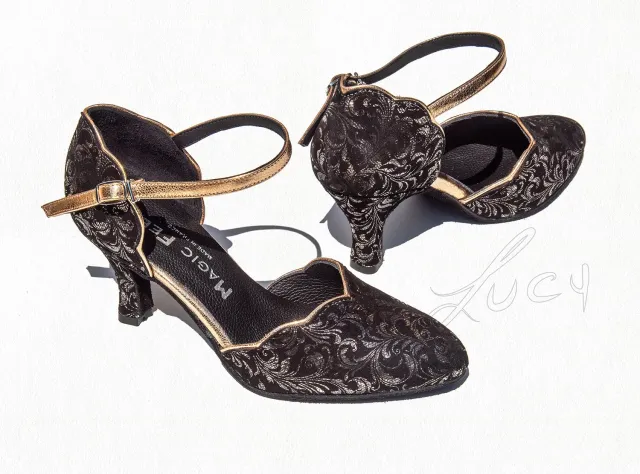 Magic Feet Lucy escarpins danse standard cuir
