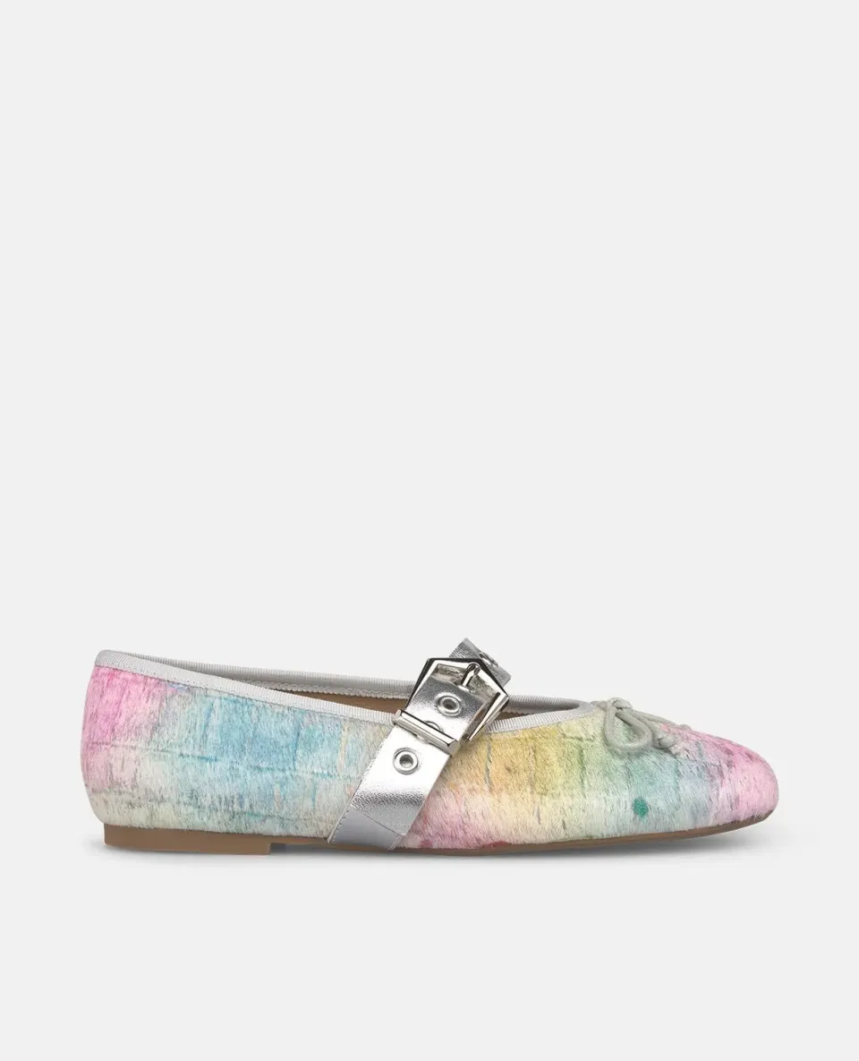 Alma en Pena V261300 ballerines cuir multicolore plates