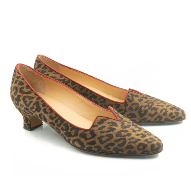 Bégum Paris Marquise escarpins léopard rouge talon 4 cm