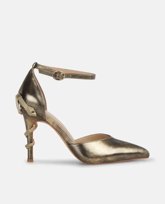 Alma en Pena I250440 escarpins bronze cuir talon 9 cm