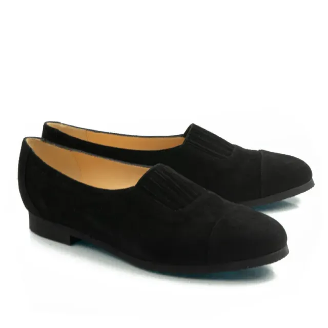 Bégum Paris Austral ballerine noir élastique talon 1,5 cm