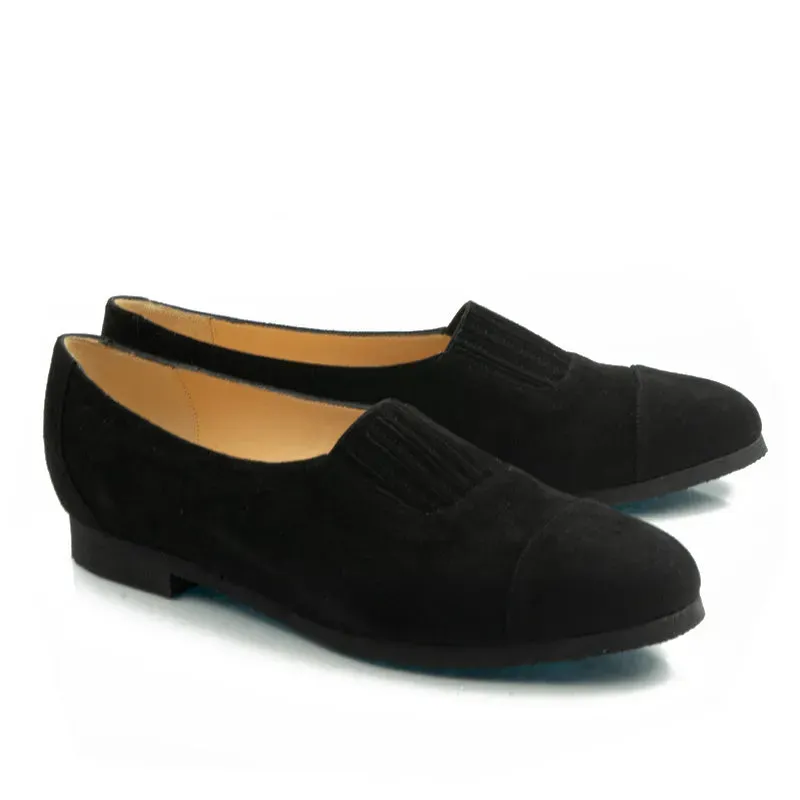 Bégum Paris Austral ballerine noir élastique talon 1,5 cm