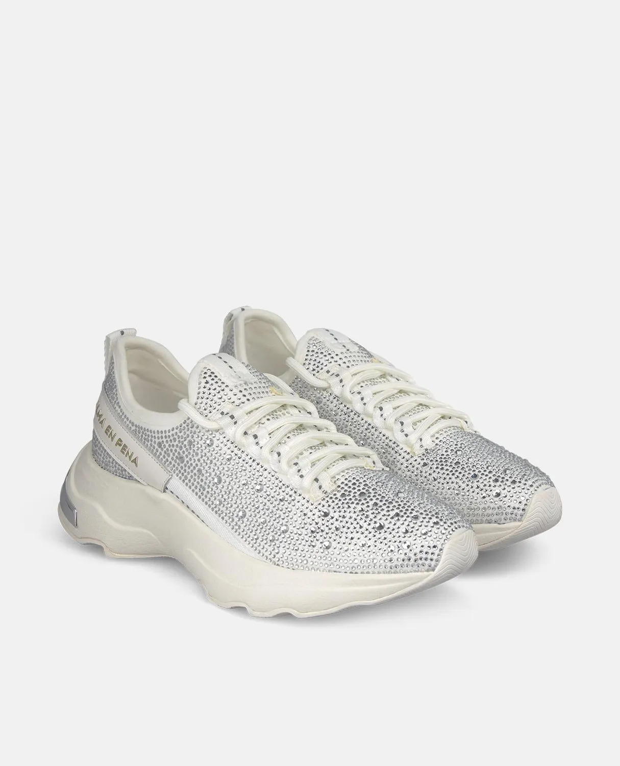 Alma en Pena V2652601 sneaker blanche clous 4,5 cm
