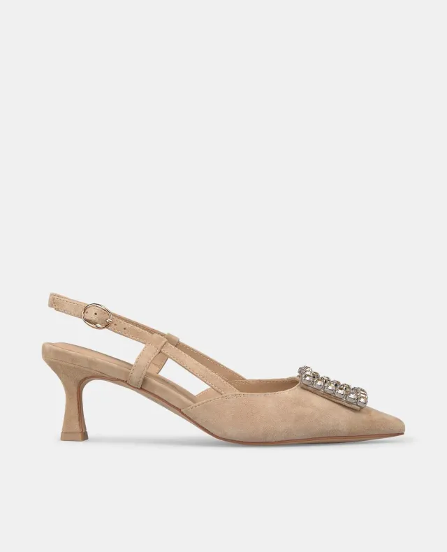Alma en Pena V250658 escarpins slingback 6 cm beige cuir