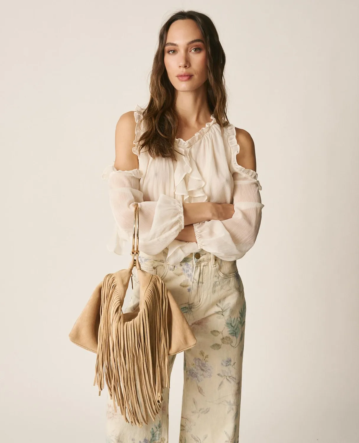 Alma en Pena V26BG067 sac seau cuir sable
