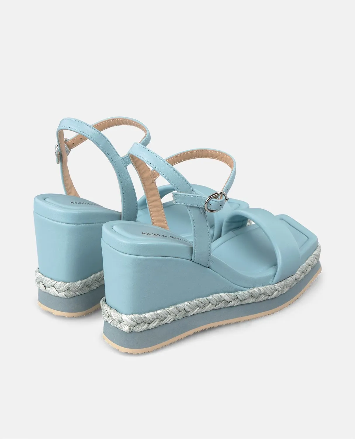 Alma en Pena V251241 compensées bleu jean 9,8 cm