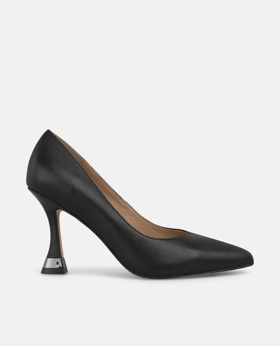 Alma en Pena I250430 escarpins cuir noir talon 9 cm