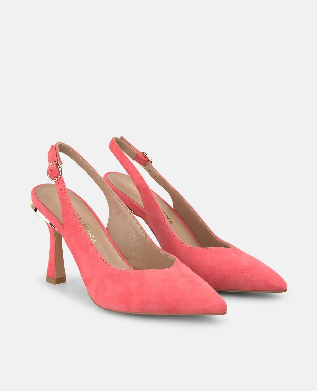 Alma en Pena V261800 escarpins cuir corail 9 cm
