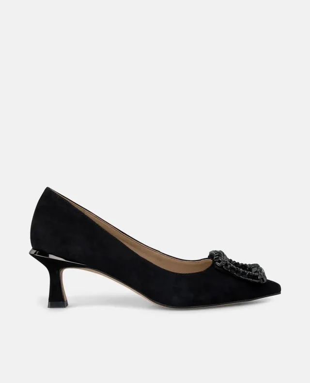 Alma en Pena I250504 escarpins noir strass talon 6 cm