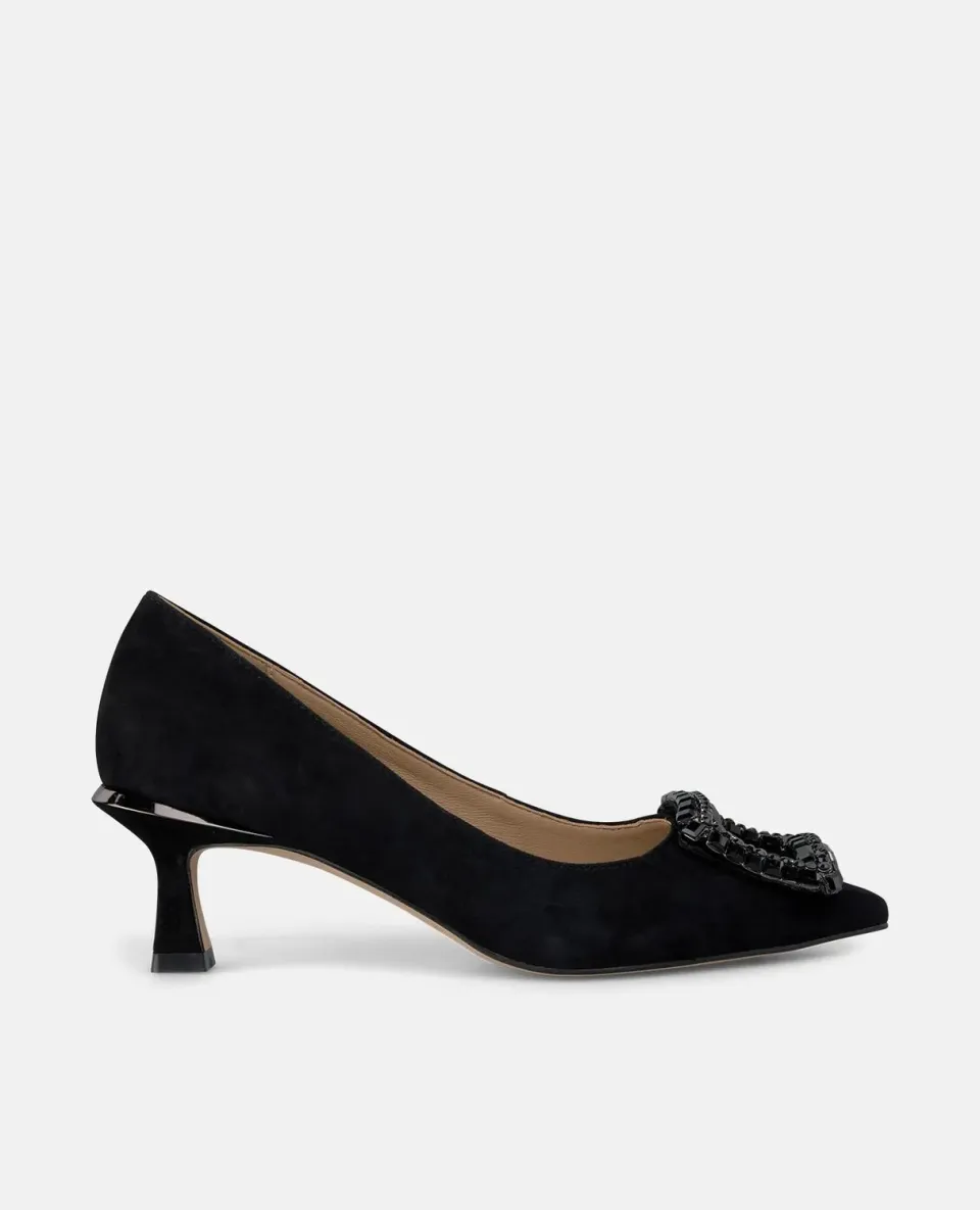 Alma en Pena I250504 escarpins noir strass talon 6 cm