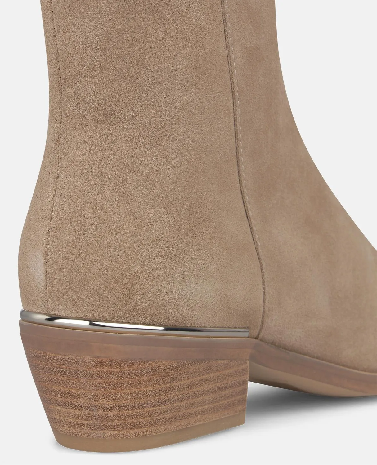 Alma en Pena I2652751C bottine daim vison zip 4,5 cm