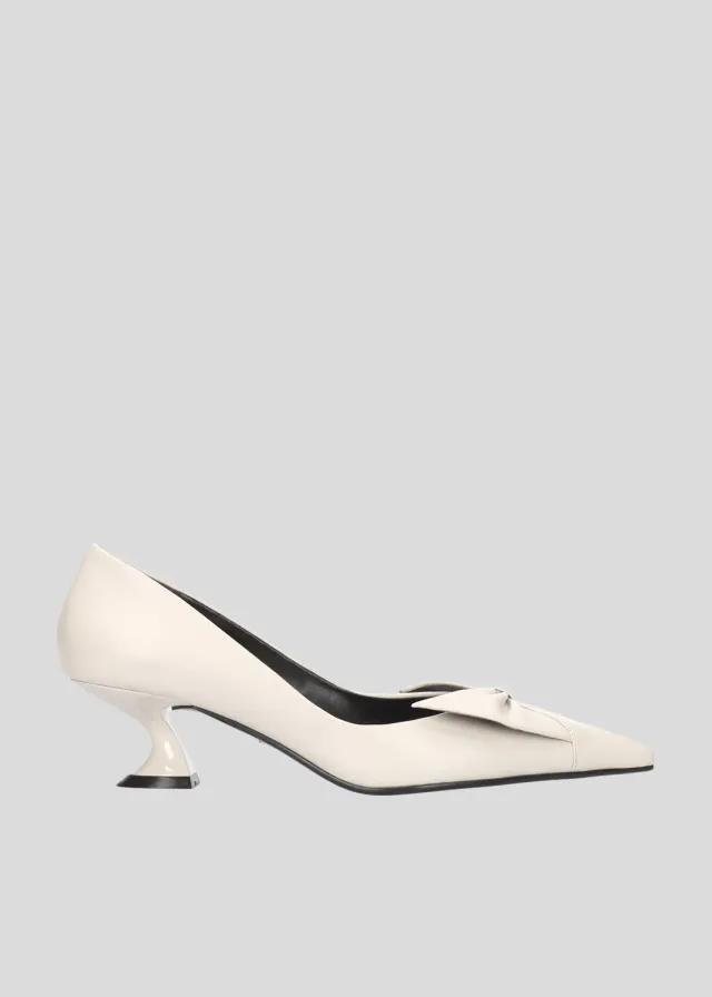 Lola Cruz Manuela Pumps 50 escarpins écru cuir