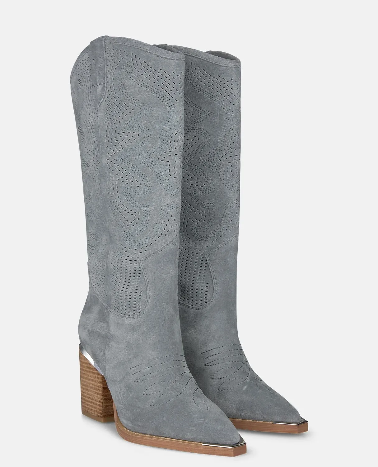 Alma en Pena V260103 bottes cowboy jean talon 7,5 cm