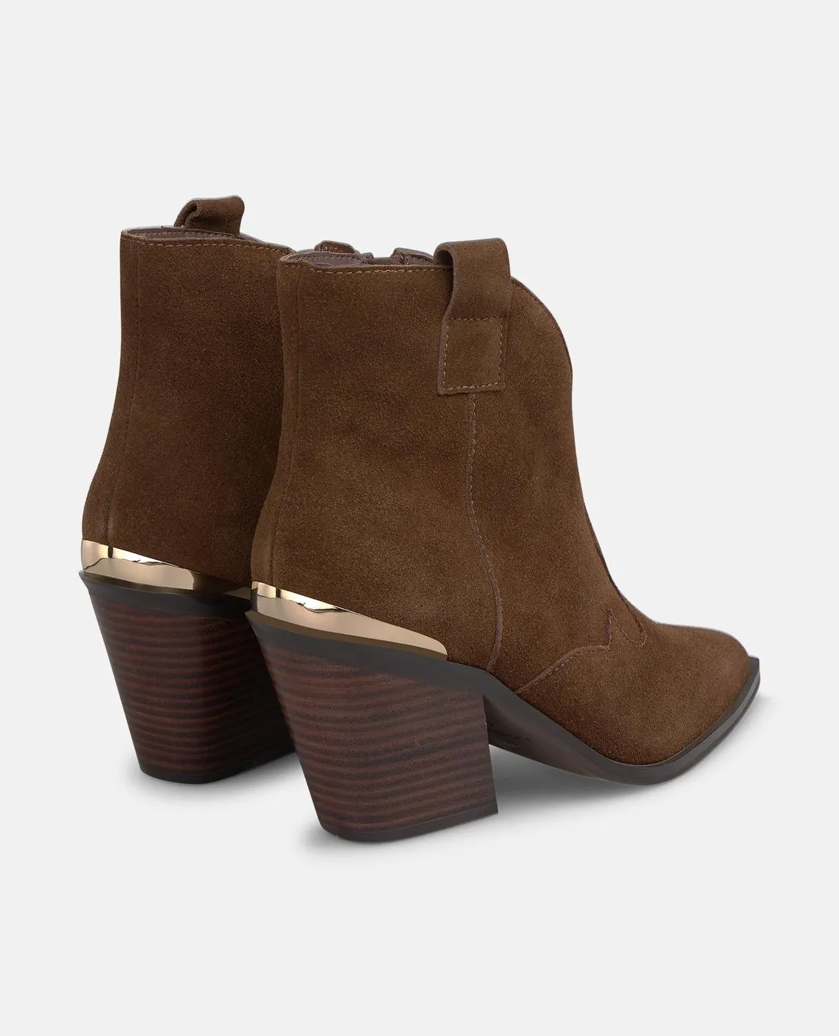 Alma en Pena I2652607C bottines ante camel talon 8 cm