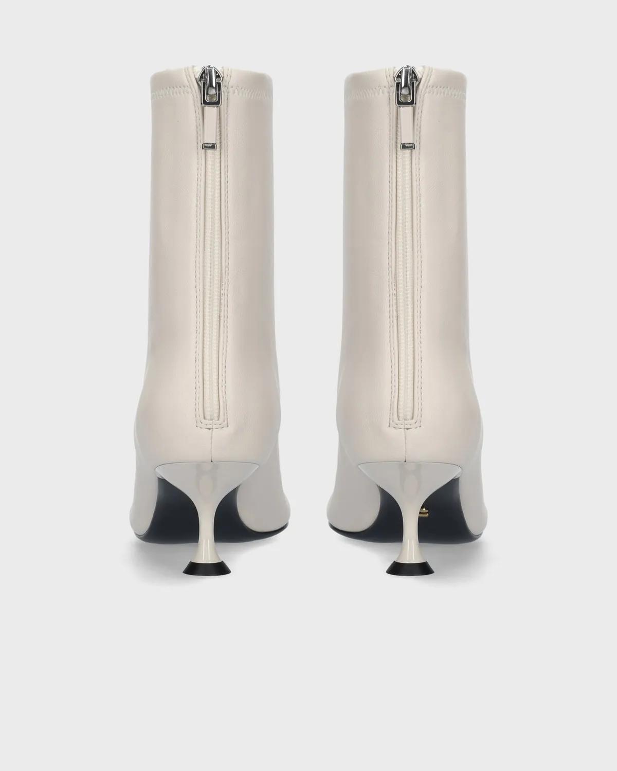 Lola Cruz Nami Ankle Boots 55 boots écru cuir