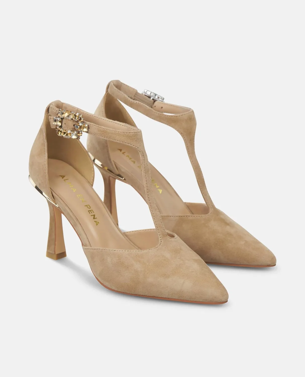 Alma en Pena I250405 escarpins camel talon 9 cm