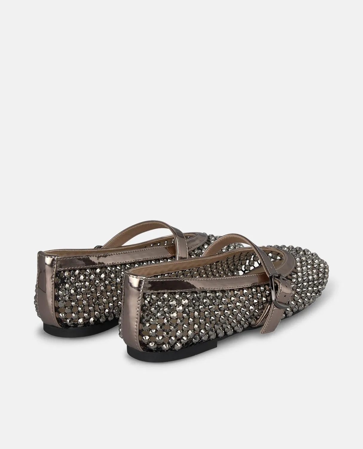 Alma en Pena V261255 ballerines argenté maille métallique