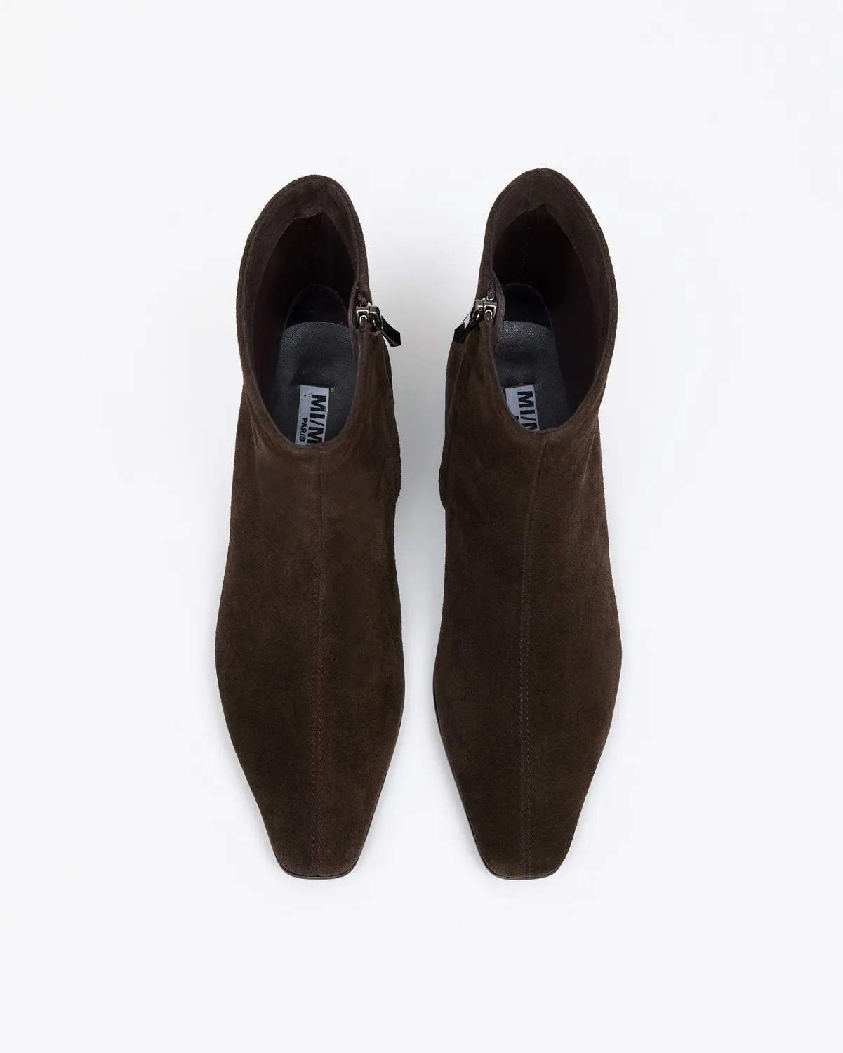 Mi/Mai Tamy Chocolate Suede bottines daim