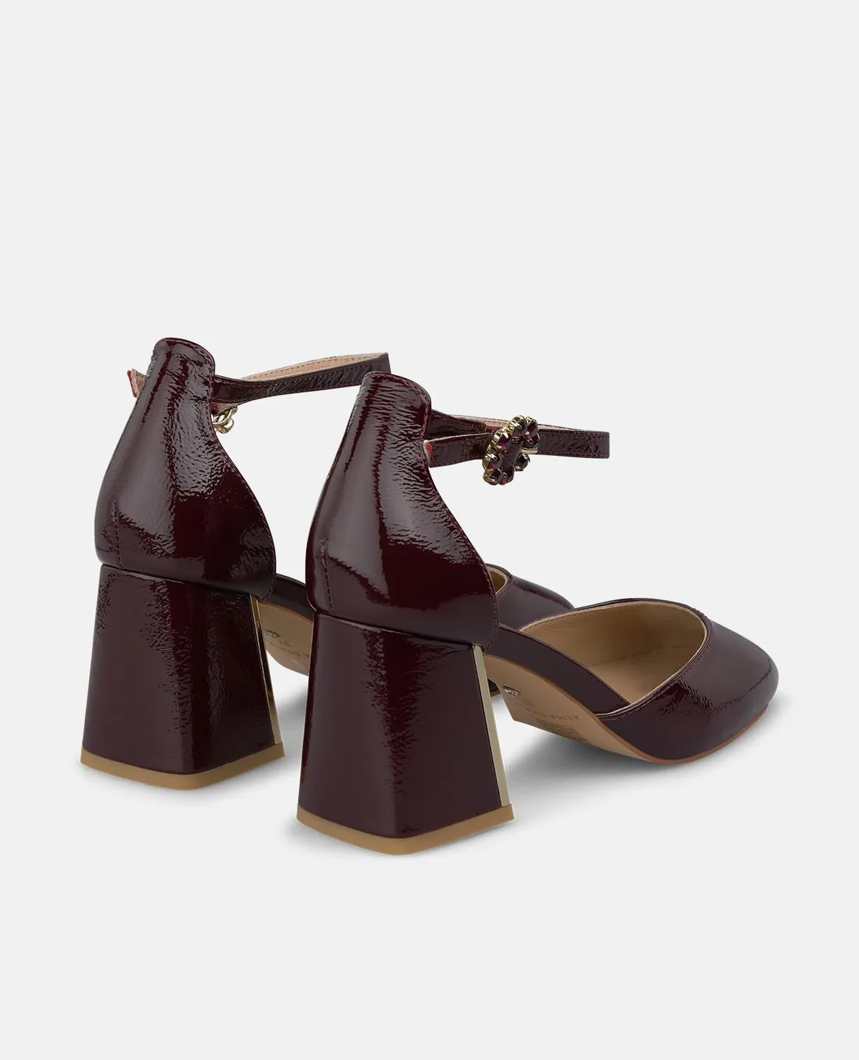 Alma en Pena I260163 escarpins bordeaux vernis 7 cm