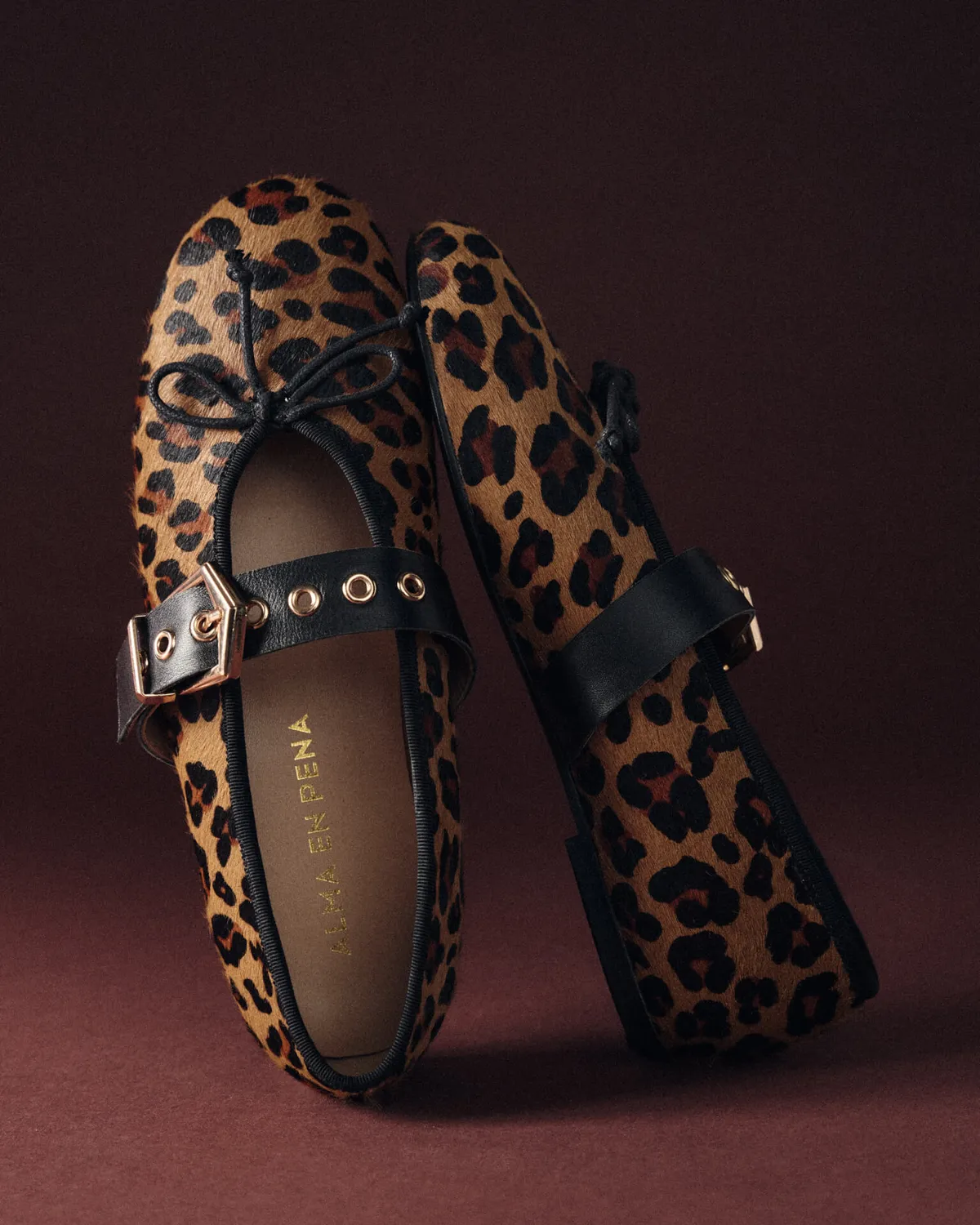 Alma en Pena I250165 ballerines léopard cuir