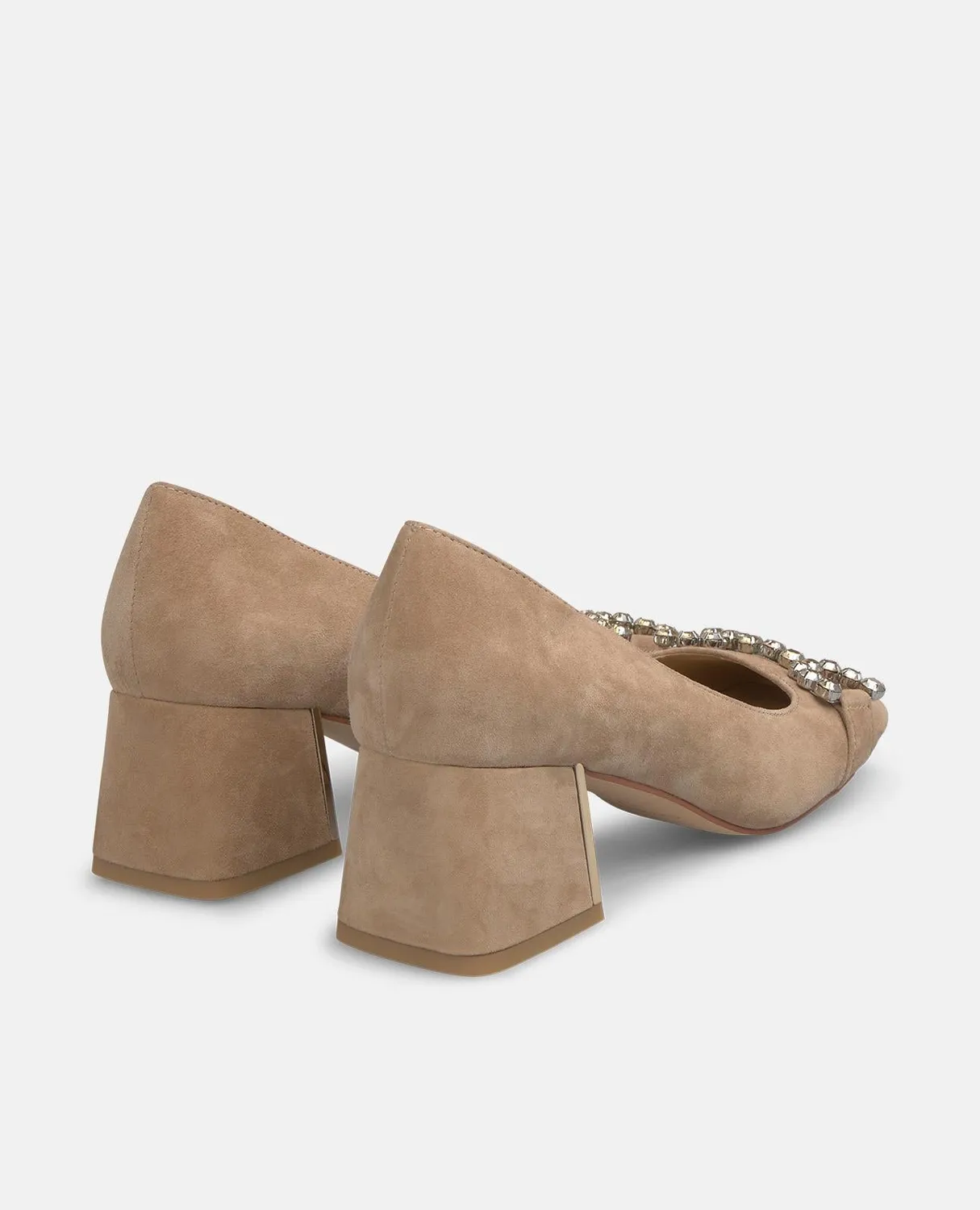 Alma en Pena I250329 escarpins cuir camel talon 6 cm