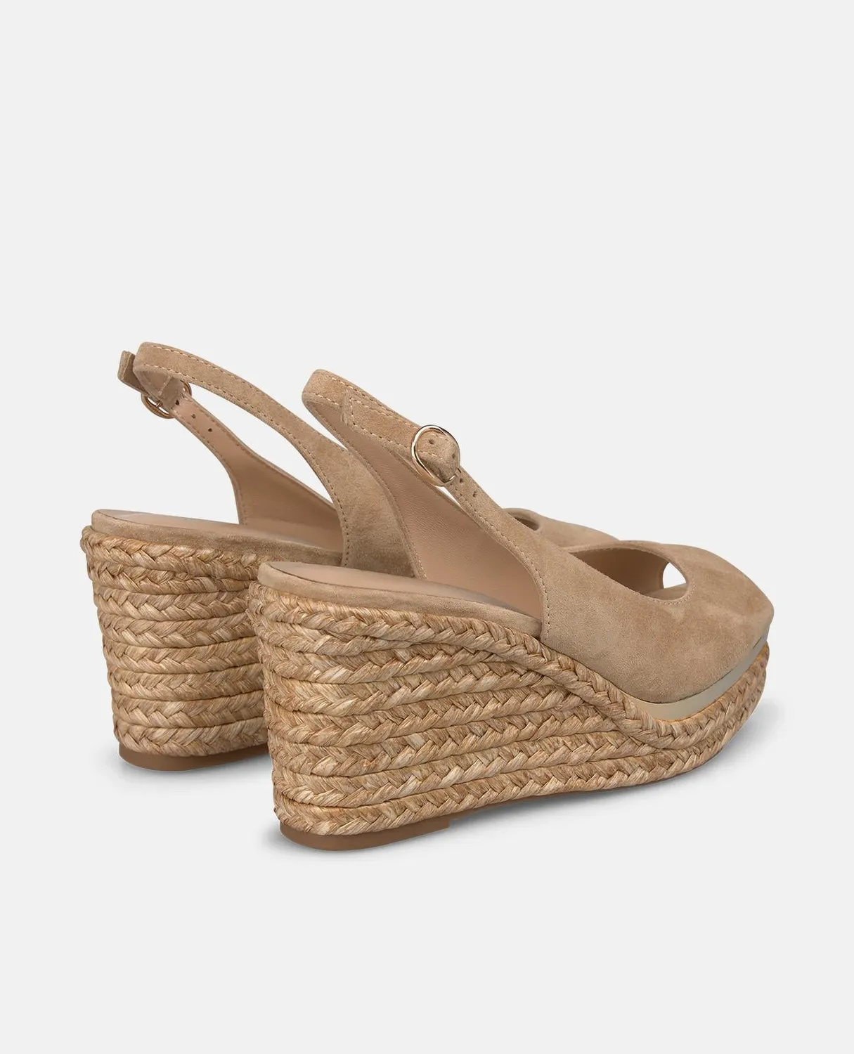 Alma en Pena V266000 compensées cuir sable 9,5 cm