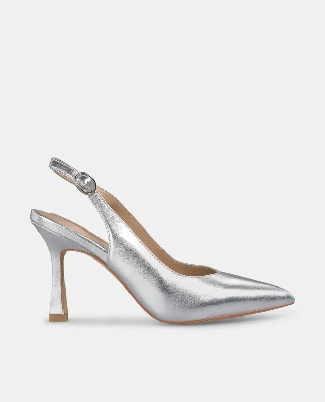 Alma en Pena V250600 escarpins argent talon fin 9 cm