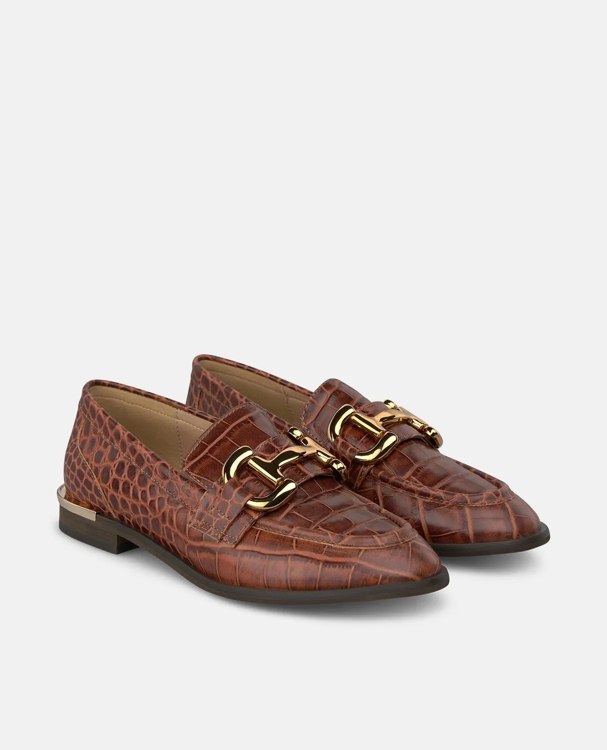 Alma en Pena I260122C mocassins camel cuir véritable