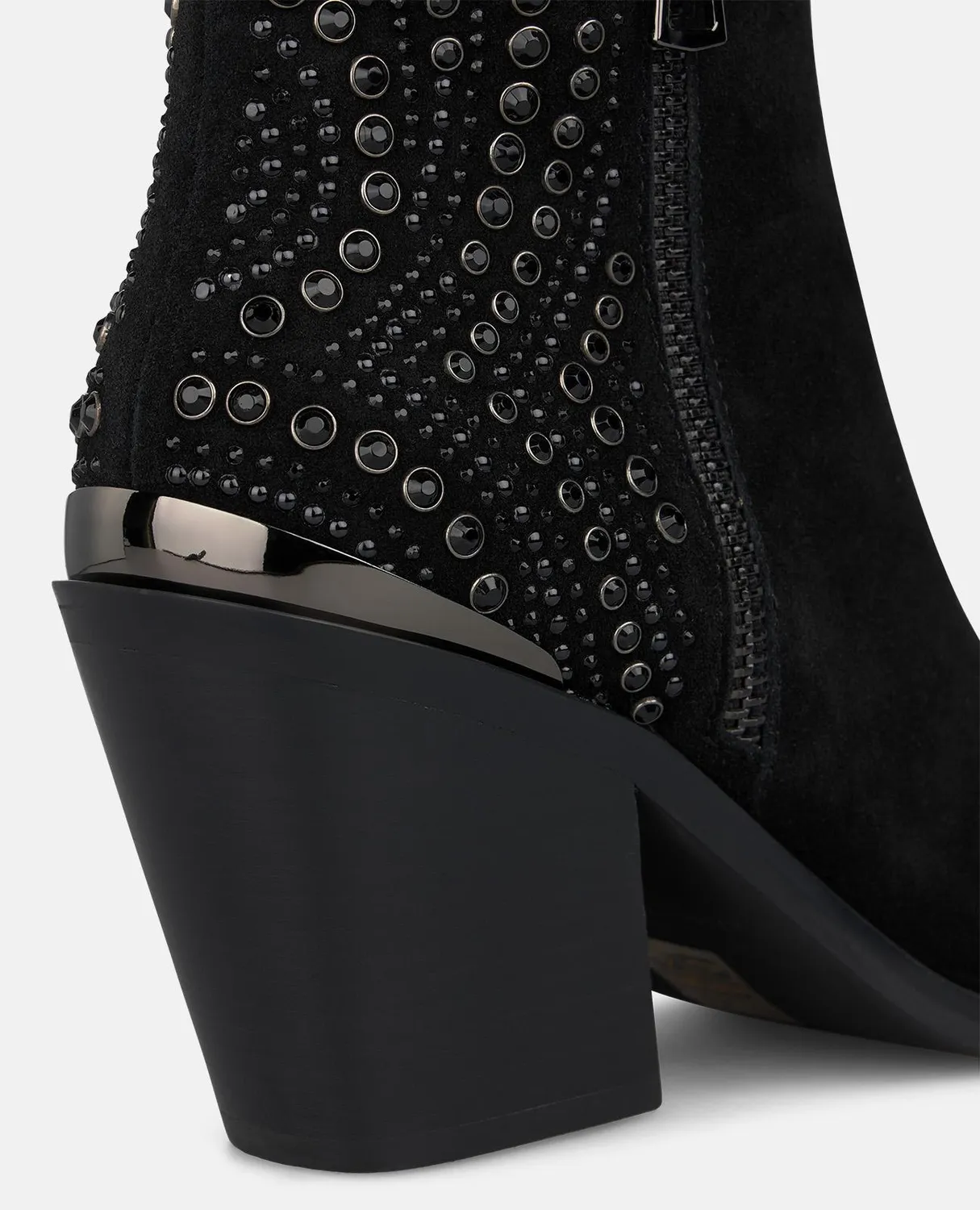 Alma en Pena I2652609C bottines noires cuir strass