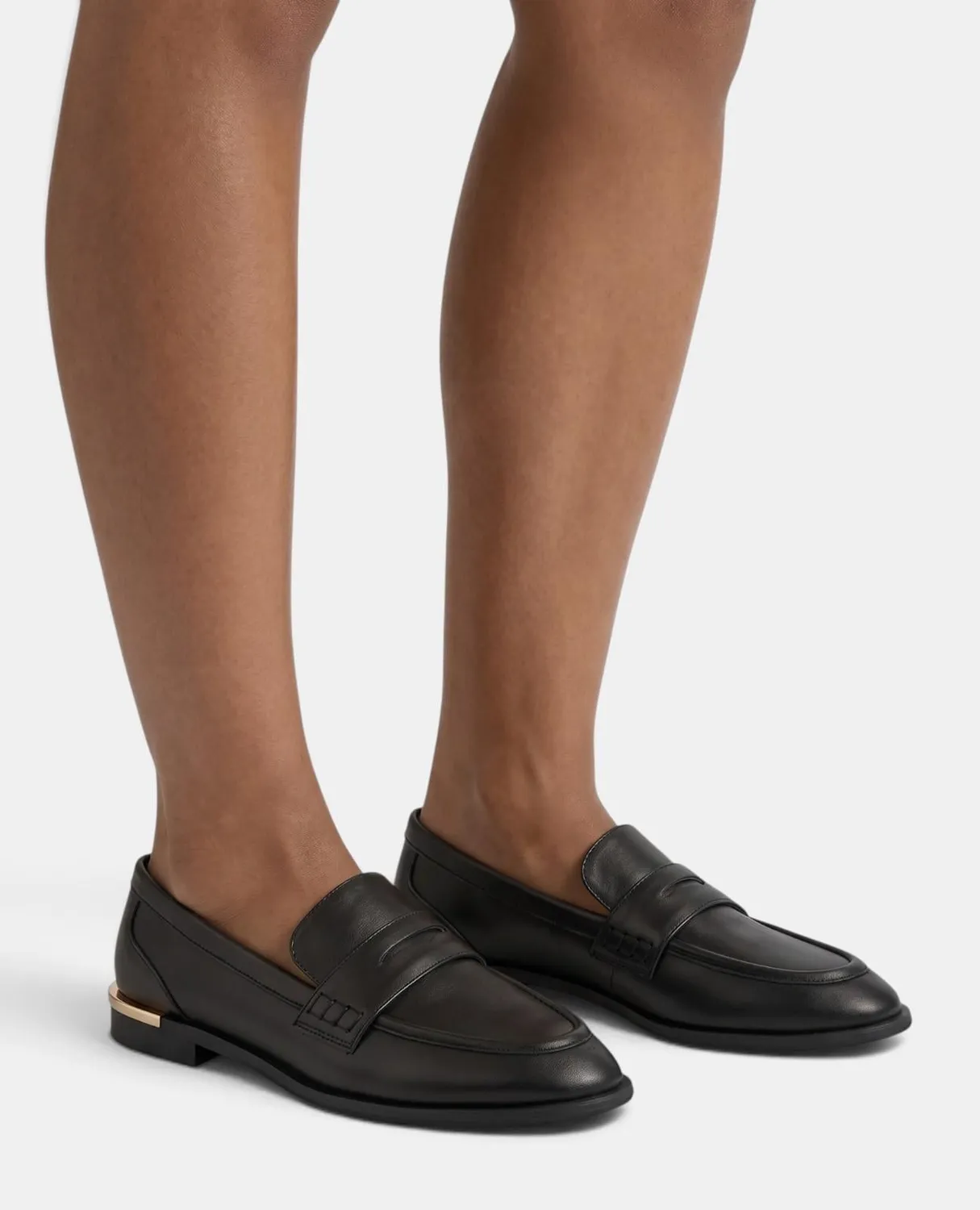 Alma en Pena I260120C mocassins napa noirs plats
