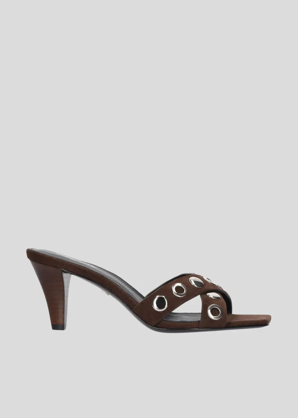 Lola Cruz Maïna 75 mules marron 7,5 cm