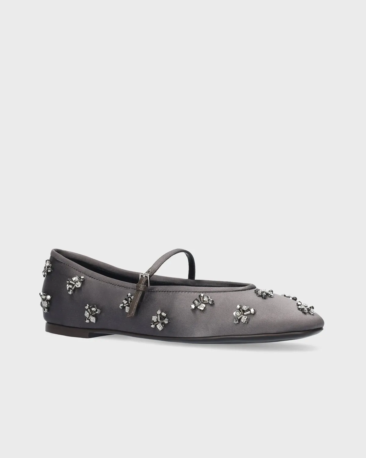Lola Cruz Nivea ballerines plates gris ville