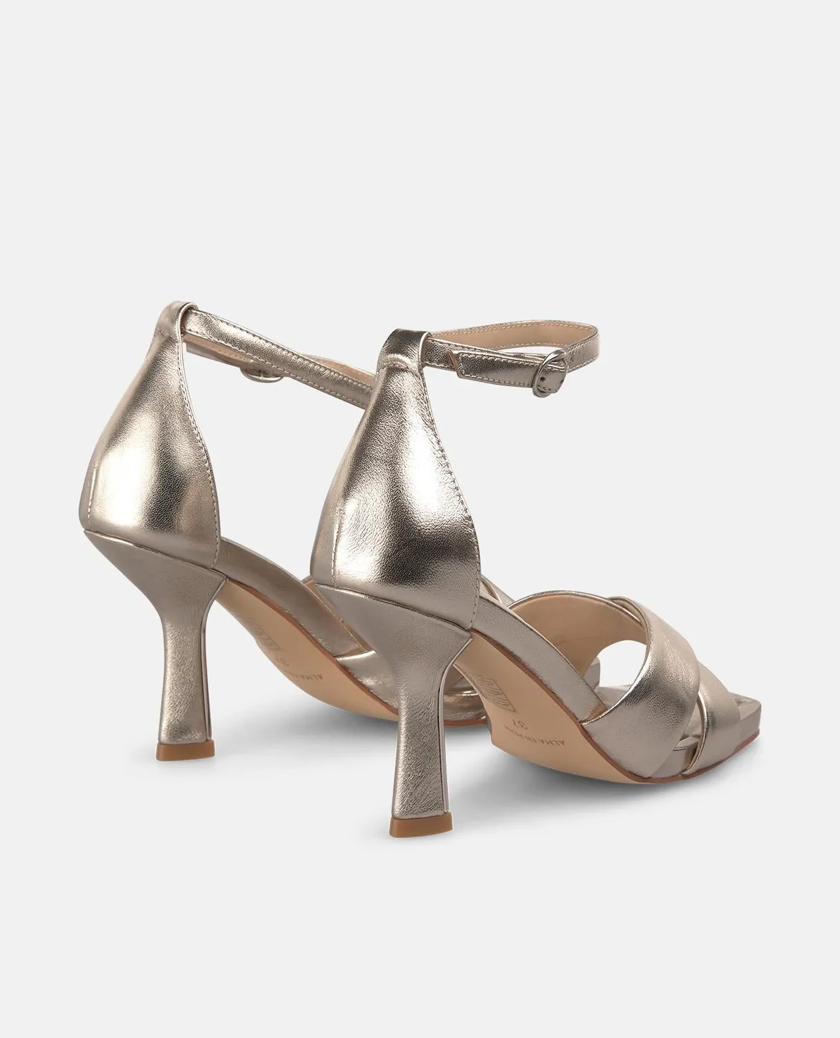 Alma en Pena V264011 sandales talon bronze 9 cm