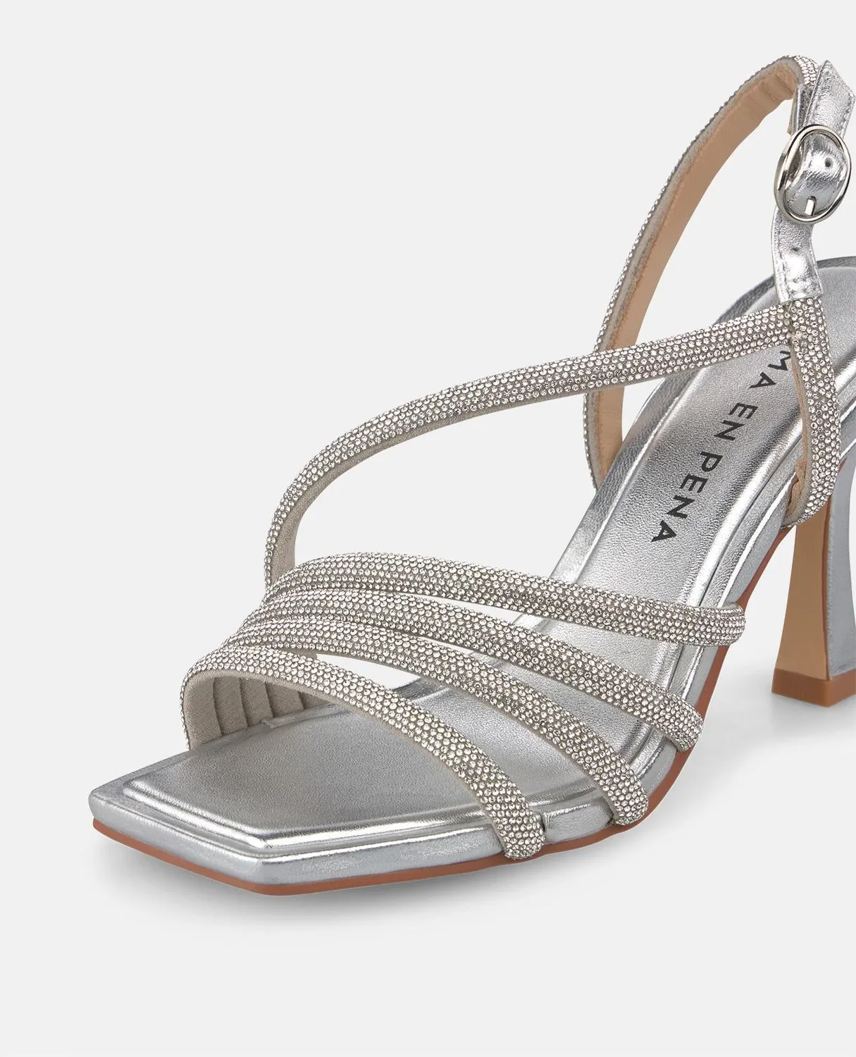 Alma en Pena V250837 sandales talon 9 cm argent strass