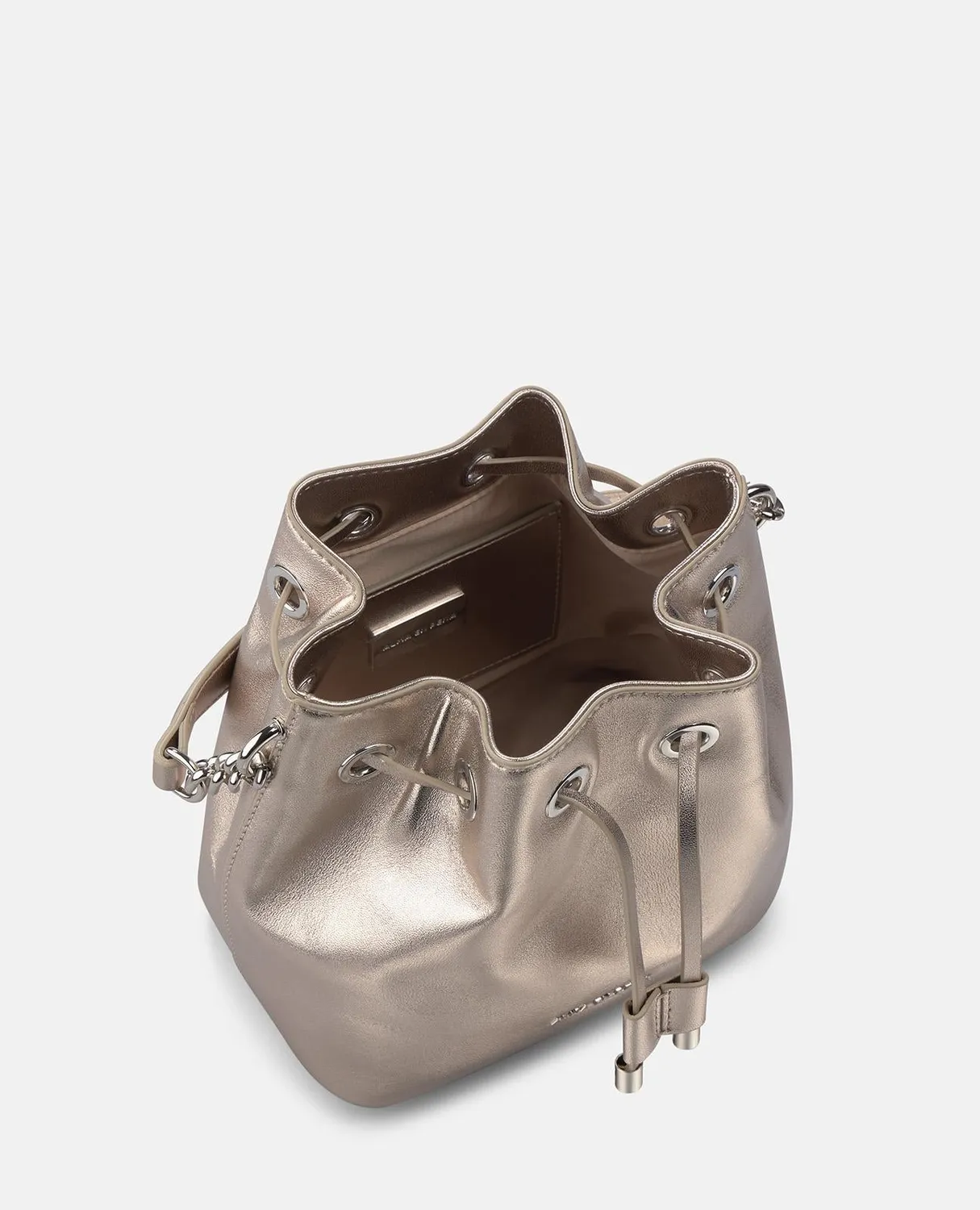 Alma en Pena V26BG019 sac seau bronze cuir bandoulière