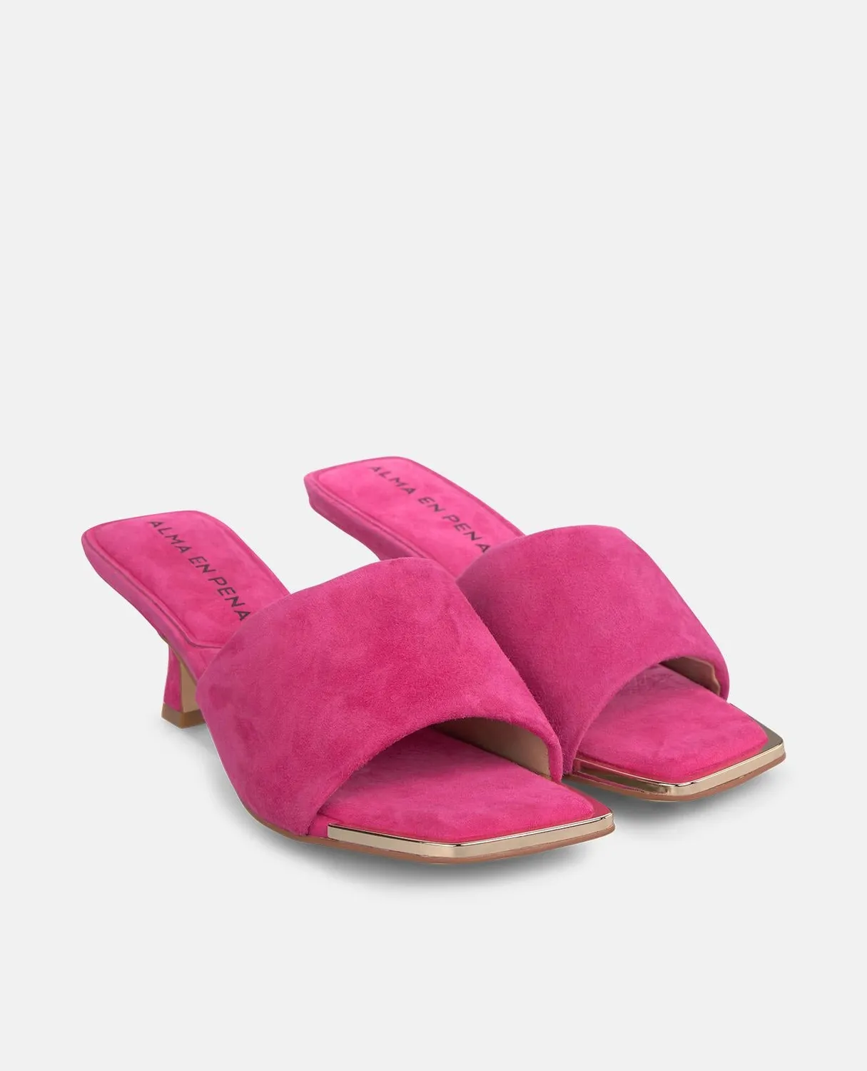 Alma en Pena V263286 sandales fuchsia cuir talon 5 cm