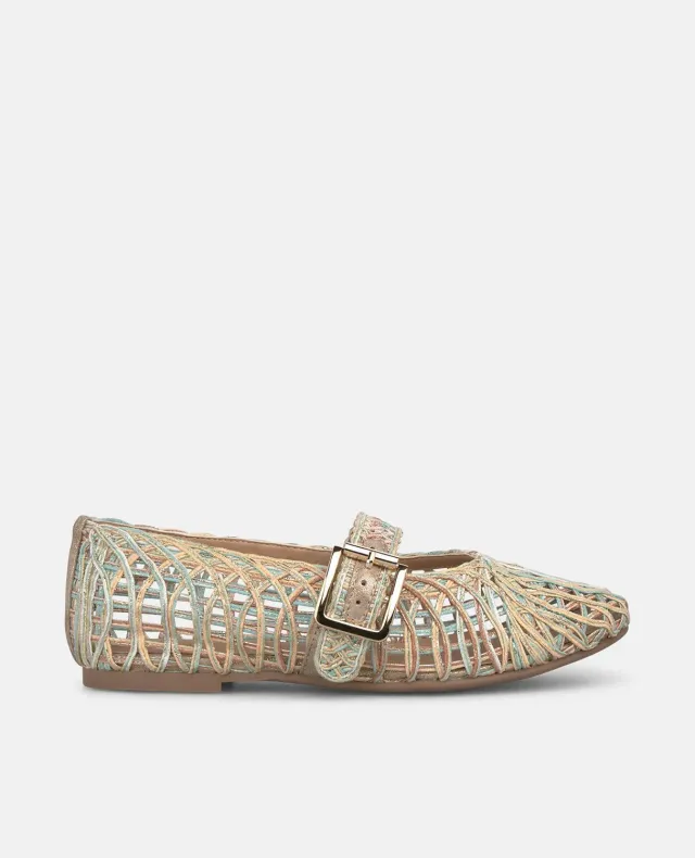 Alma en Pena V2650053 ballerines sable boucle bijou plates